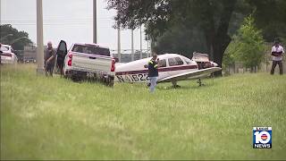 Small plane makes emergency landing on Escambia County highway