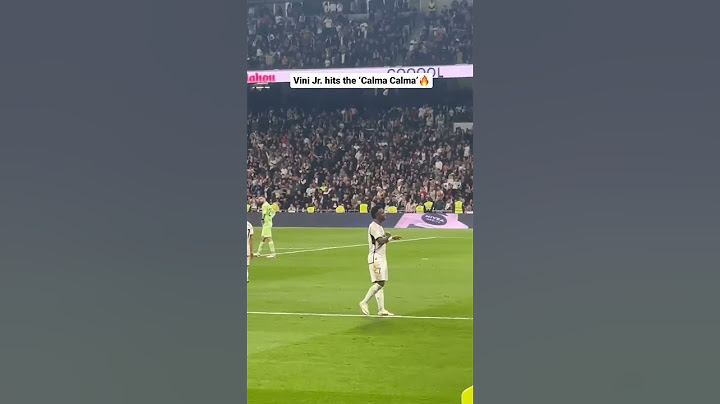 Vini Jr. hits the “Calma Calma” #football  #realmadrid #laliga #viniciusjr