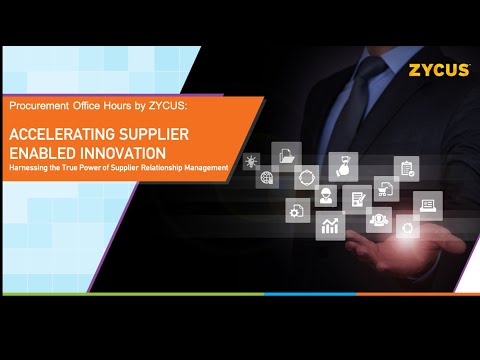 Zycus webinar - Accelerating Supplier-Enabled Innovation with David Atkinson