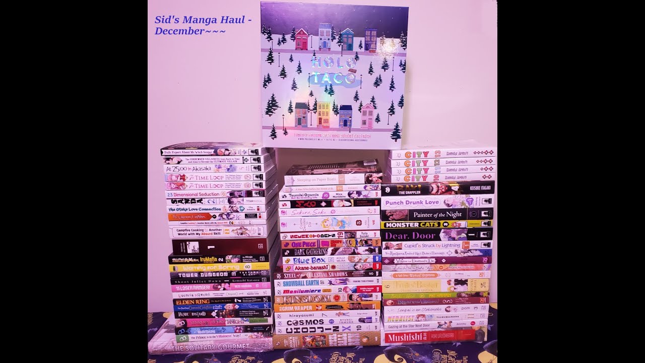 December Manga Haul - Many Anticipated Series! -Sid's Manga Haul