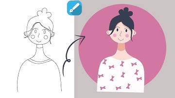 How to Design Avatar Cartoon Character in Android | Infinite Design Vector Art Tutorial