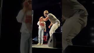 Thomas Rhett crash and burn with Elyse on stage nh bank pavilion 6-18-22