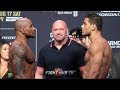 BATTLE OF THE MIDDLEWEIGHT TITANS! YOEL ROMERO AND PAULO COSTA FACE OFF AT UFC 241 WEIGH IN