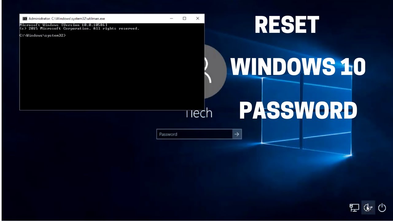 bypass admin password windows 10 install