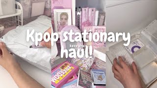 ✨💜 unboxing kpop stationary supplies/haul! [asmr] (tiktok compilation) | minsbymon