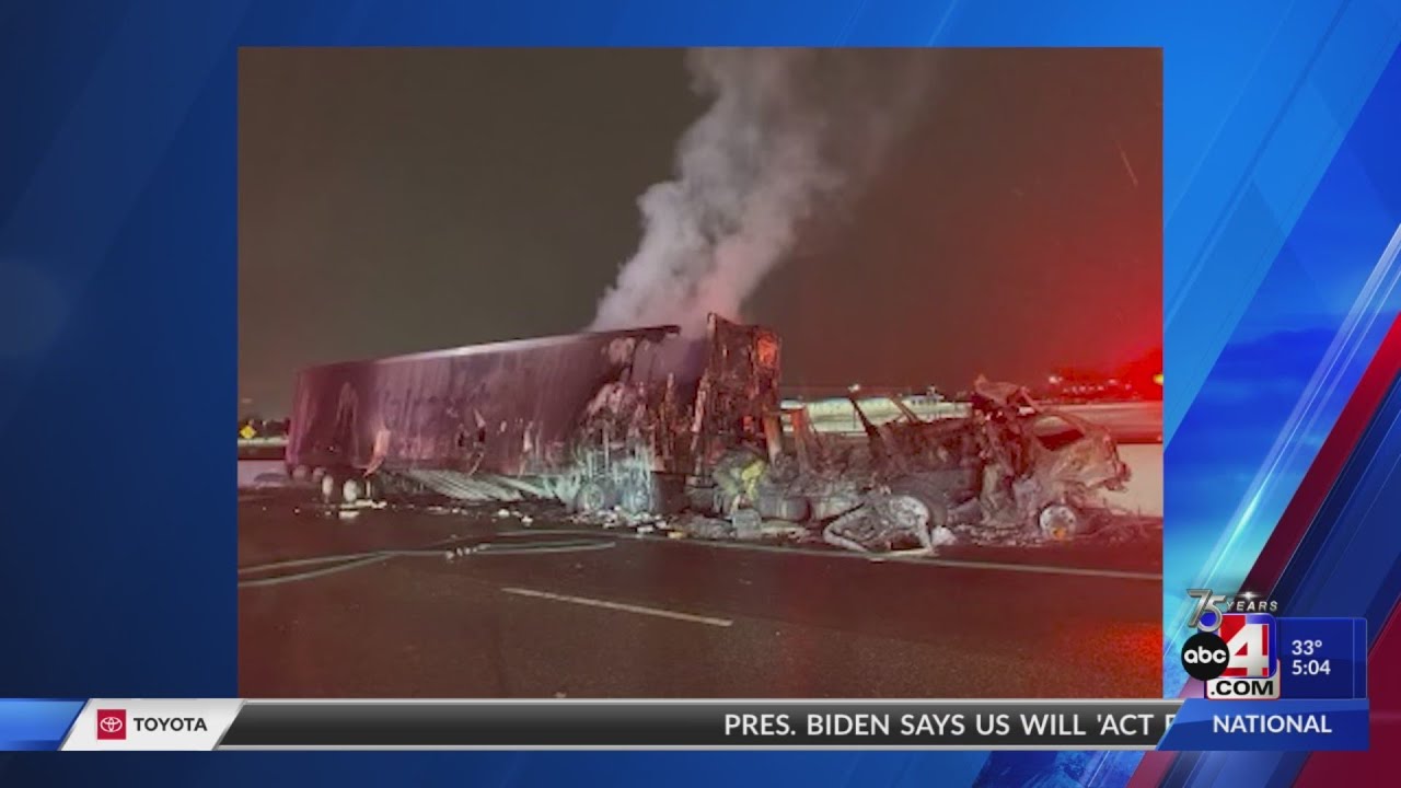 1 dead in Weber County Wrong-way Crash with Semi-truck - YouTube