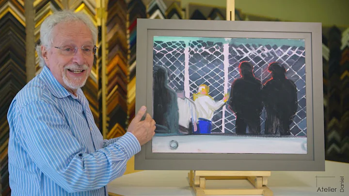 A special Frame for a painting by Stephen Lack