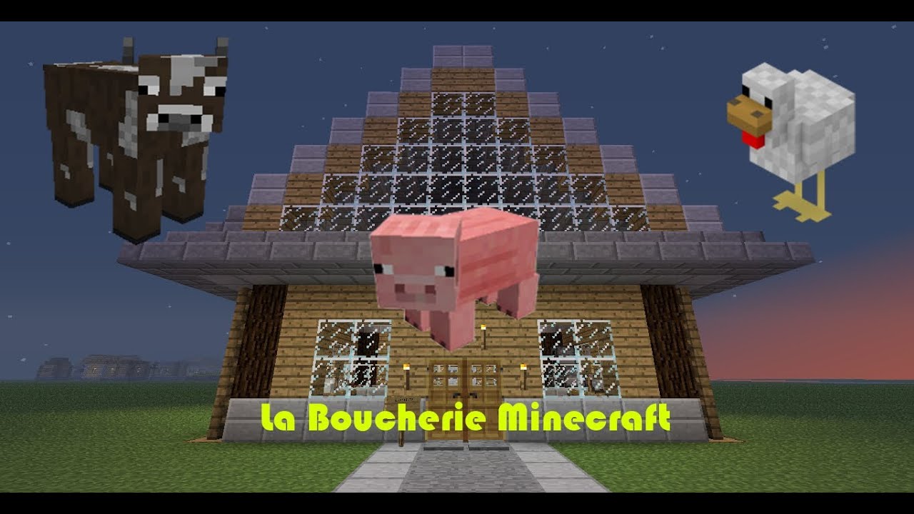 Comment Faire Une Boucherie Dans Minecraft Facile