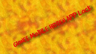 GIONEE MOBILE HIDDEN APP LOCK WOW!!!!!! screenshot 5