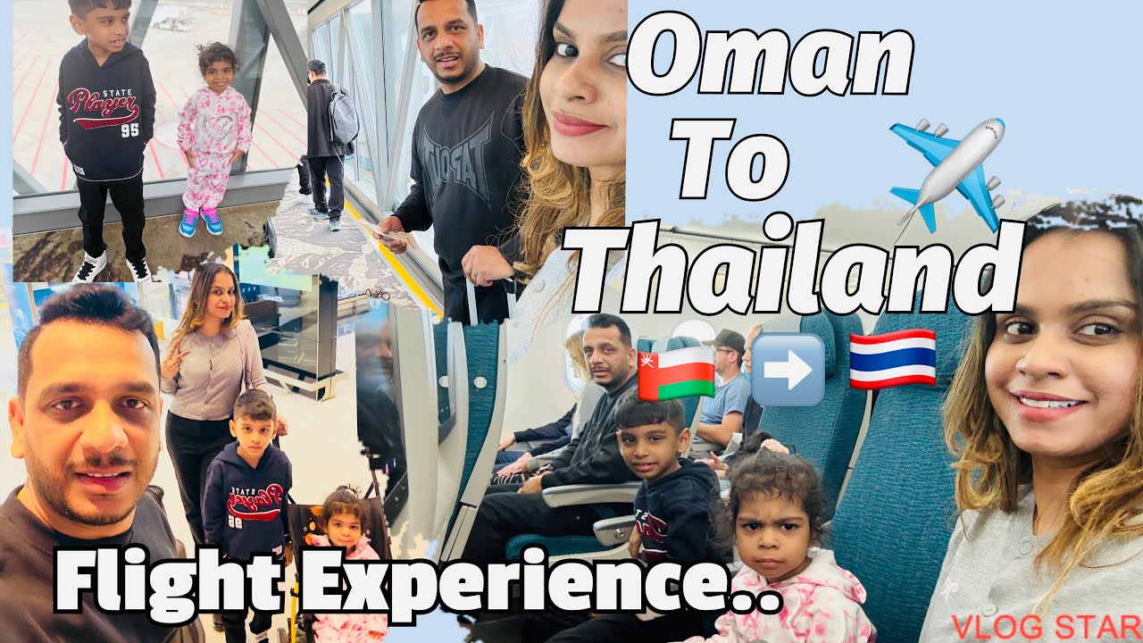 Christmas Vacation 🎄🎅Muscat To Bangkok Flight Experience🇴🇲➡️🇹🇭with family@maleeandfamily ,