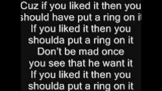 Single ladies - Beyonce (Lyrics on screen)