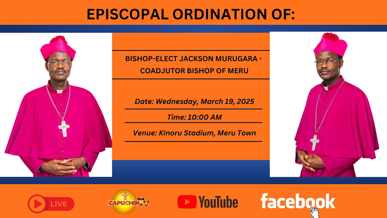 MONSIGNOR JACKSON MURUGARA, IMC, COADJUTOR BISHOP-ELECT OF MERU