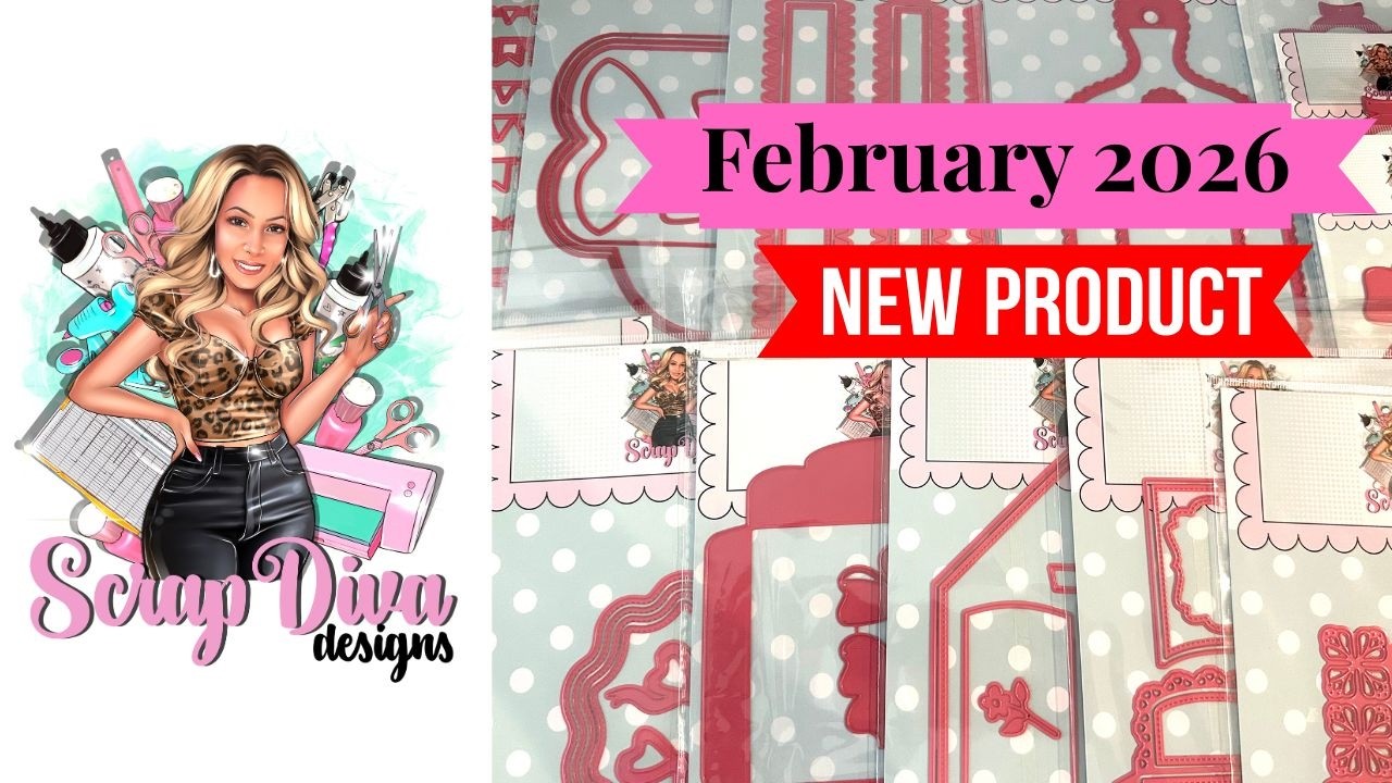 Новые дизайны Scrap Diva Designs, релиз в феврале 2026 года.