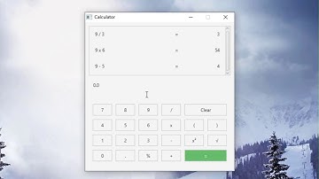 Desktop Application JavaFX Simple Calculator
