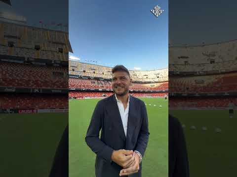 La emoción de JOAQUÍN al pisar Mestalla por última vez 🥹
