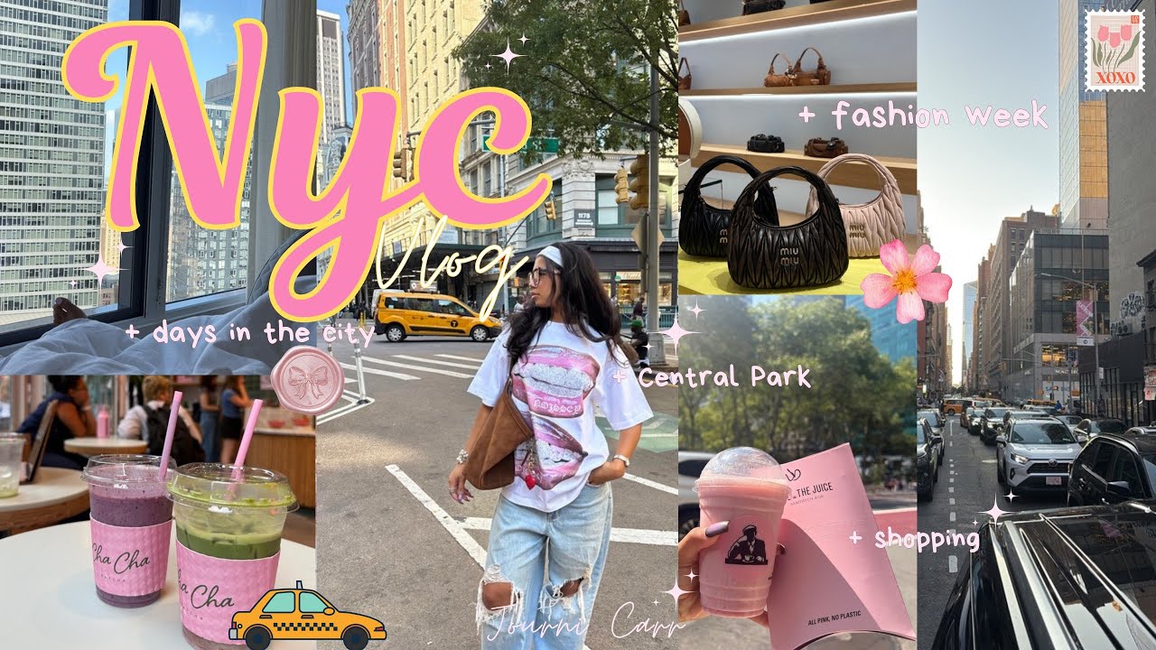 путешествуйте со мной 🚕🛍️ NYC VLOG ⭐️ шопинг + мероприятия недели моды + центральный парк + grwm ...