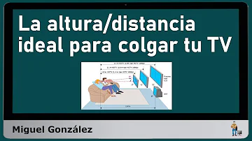 ¿Dónde debe colocarse un televisor en la pared del salón?