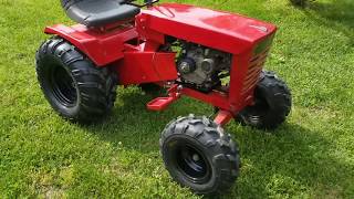 How to Paint an old Garden Tractor 