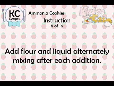 Ammonia Cookies - Kitchen Cat