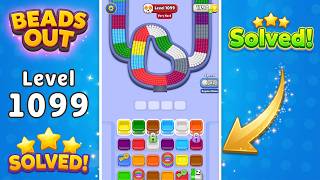 🔴 Beads Out - Level 1099 Walkthrough (Very Hard) | Puzzle Solution 🧩