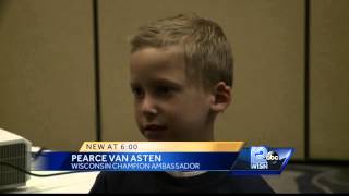 Brewers outfielder surprises young heart patient