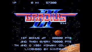 (Super NES) Gradius III - Completed No Deaths, 1CC Arcade/Hardest Difficulty 1080p60