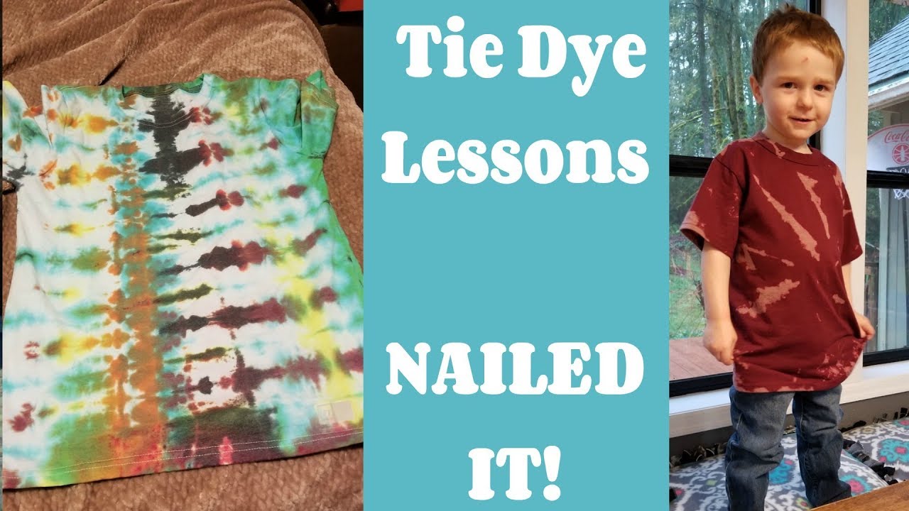 Tie Dye Lessons | We are not good at this