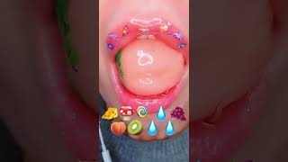 Асмр Еда По Смайлам Мукбанг Asmr Makan #Emojifoodchallenge  Eating Sounds #Shorts  Dangbee Eating