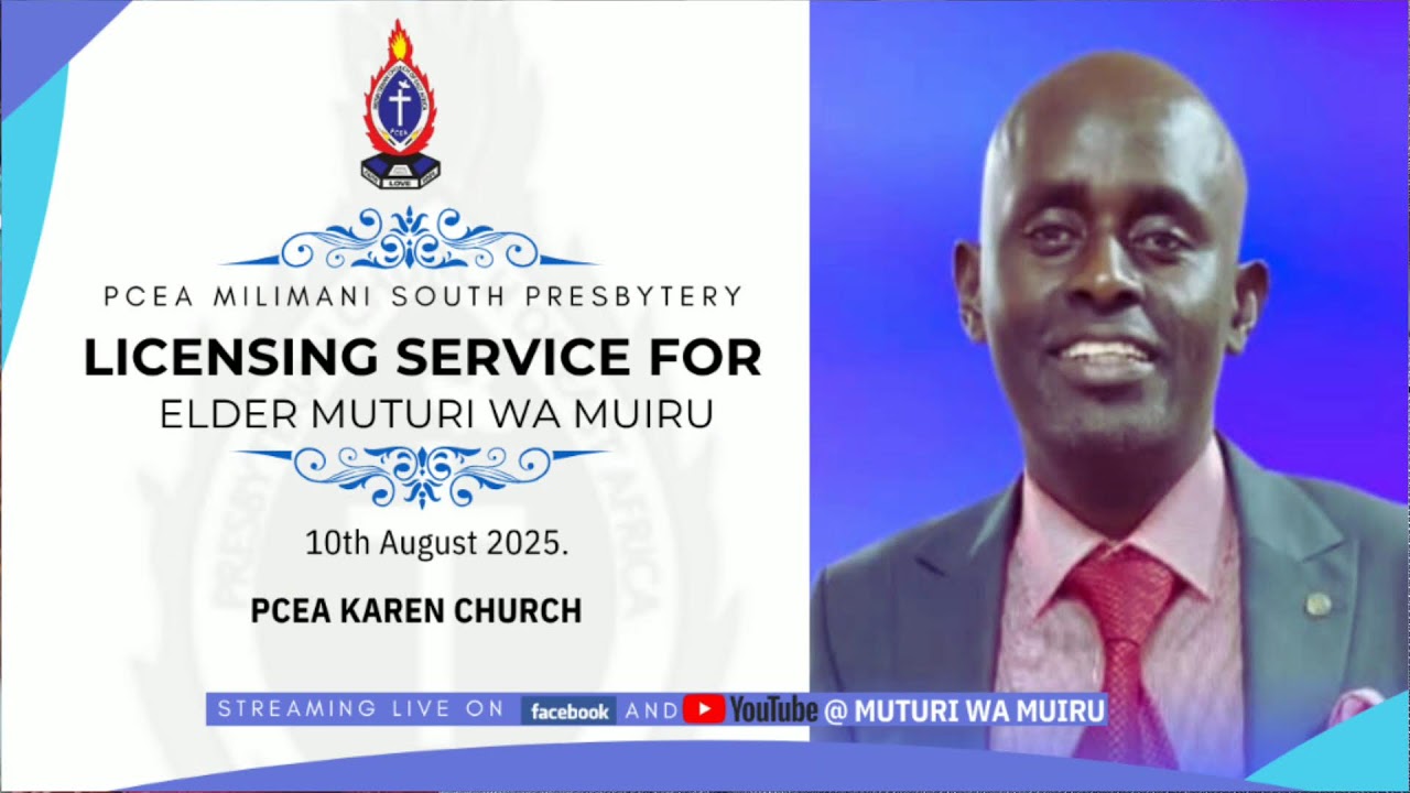 Licensing Service For Elder Muturi Wa Muiru