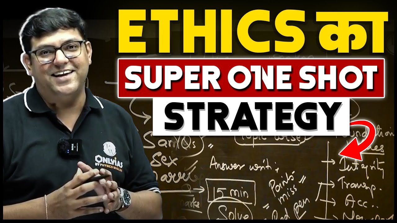 Ethics One-shot Strategy for UPSC | How to prepare Ethics GS 4 in UPSC ...