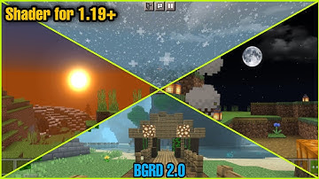Shader for mcpe 1.19 | Render dragon | shader for Minecraft 1.19 | Bgrd shader | #minecraft