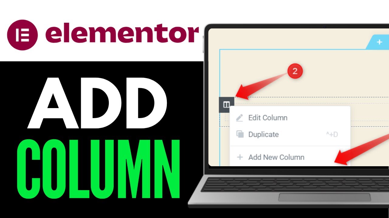 How To Add Column In Elementor 2025 (QUICK & EASY) - YouTube