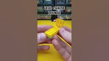 LEGO tutorial chaise lounge #lego #tutorial #short #multibrick