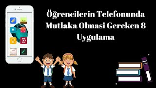 Öğrencilerin Telefonunda Kesinlikle Olmasi Gereken 8  Uygulama screenshot 3