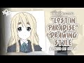 ◌✰್. how to make "lost in paradise" coloring/drawing style - inspo - watch me edit | xoxoxantzu
