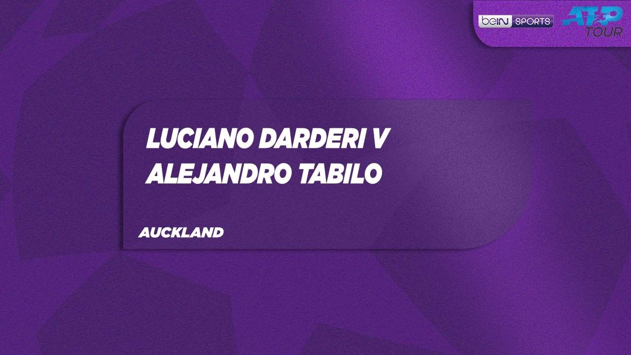 Luciano Darderi v Alejandro Tabilo | ASB Classic | Match Highlights