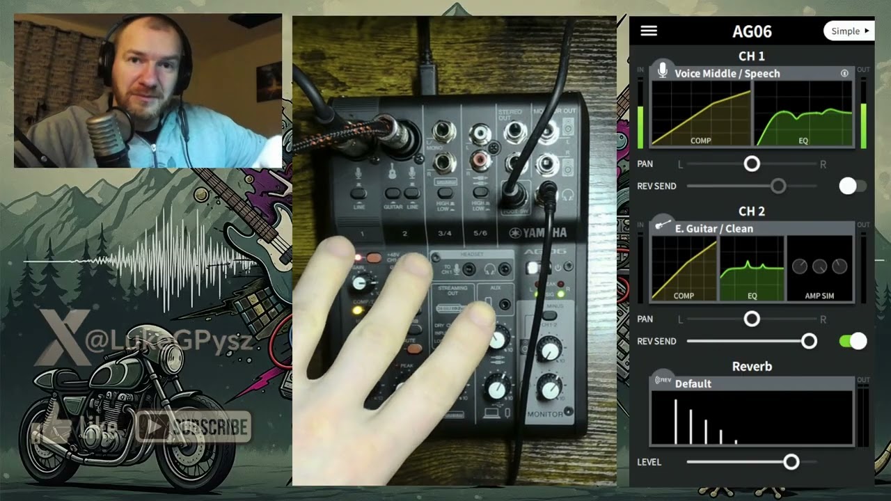 Yamaha AG06 MK2 - mixer review - YouTube