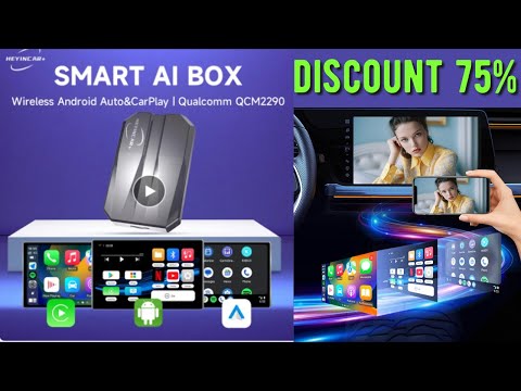HEYINCAR CarPlay Smart Ai Box Plus Android 11 Wireless CarPlay