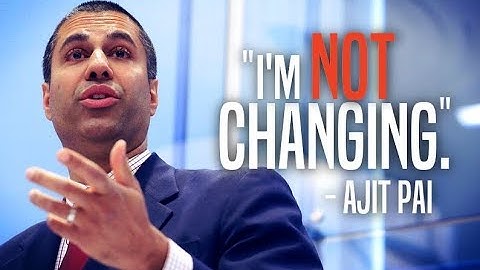 Ajit Pai Makes it Clear He