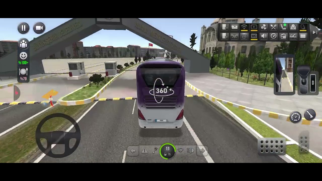 Video halinde Bus Simulator Ultimate oynadım 4 rotalık sefer yaptım!