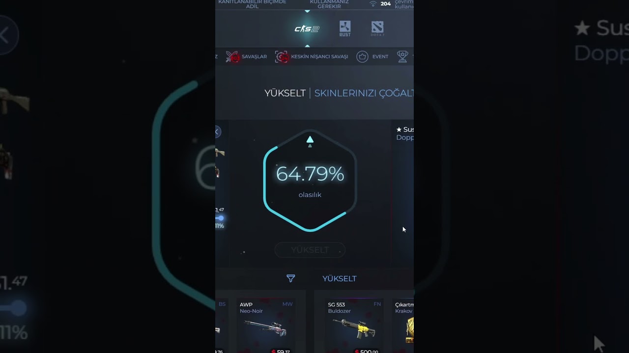 460 DOLAR BIÇAK UPGRADE 