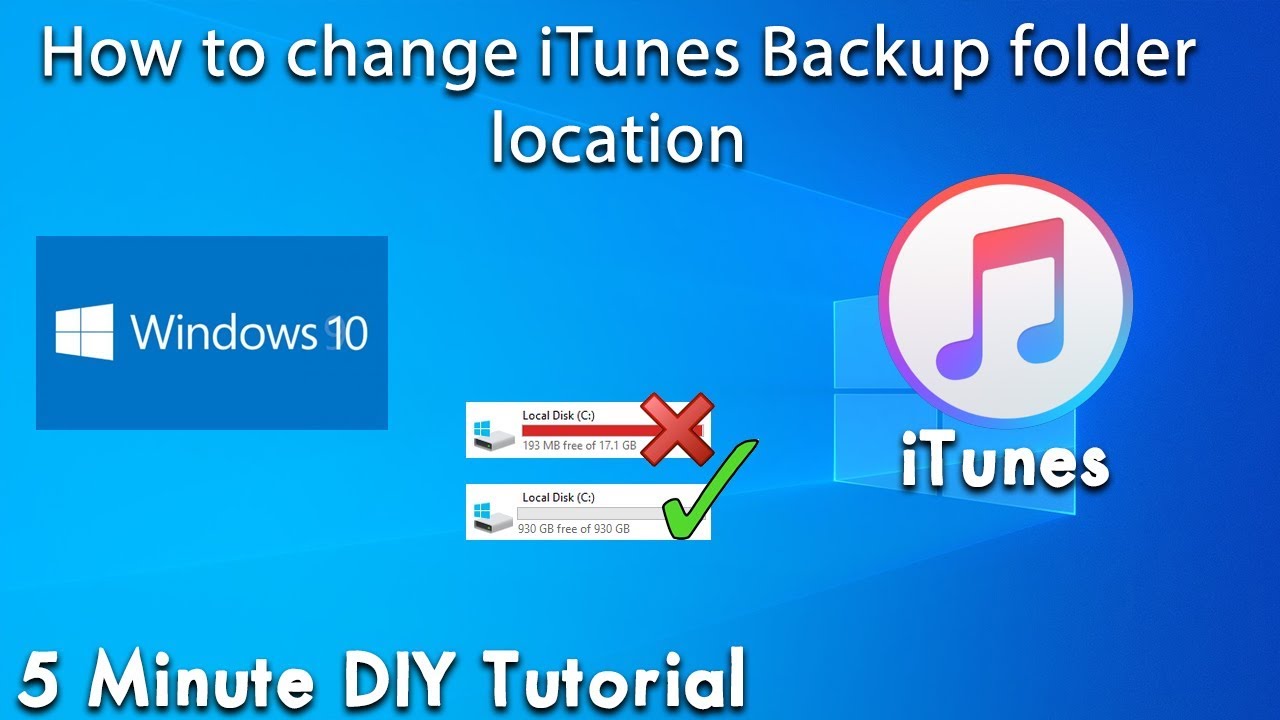 how to change itunes backup location on computer