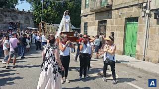 Miles de fieles celebran la tradicional romería de San Roque bajo un sol abrasador