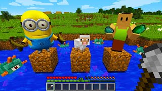 WHO to SAVE SHEEP or MINION with HAMOOD HABIBI in MINECRAFT - Cursed Gameplay Movie Traps