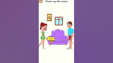 clean up the mess 🤣😔 Android x iOS game 🔥🎯 Hidemyproof #funny #gaming #cartoon #gaming #shorts