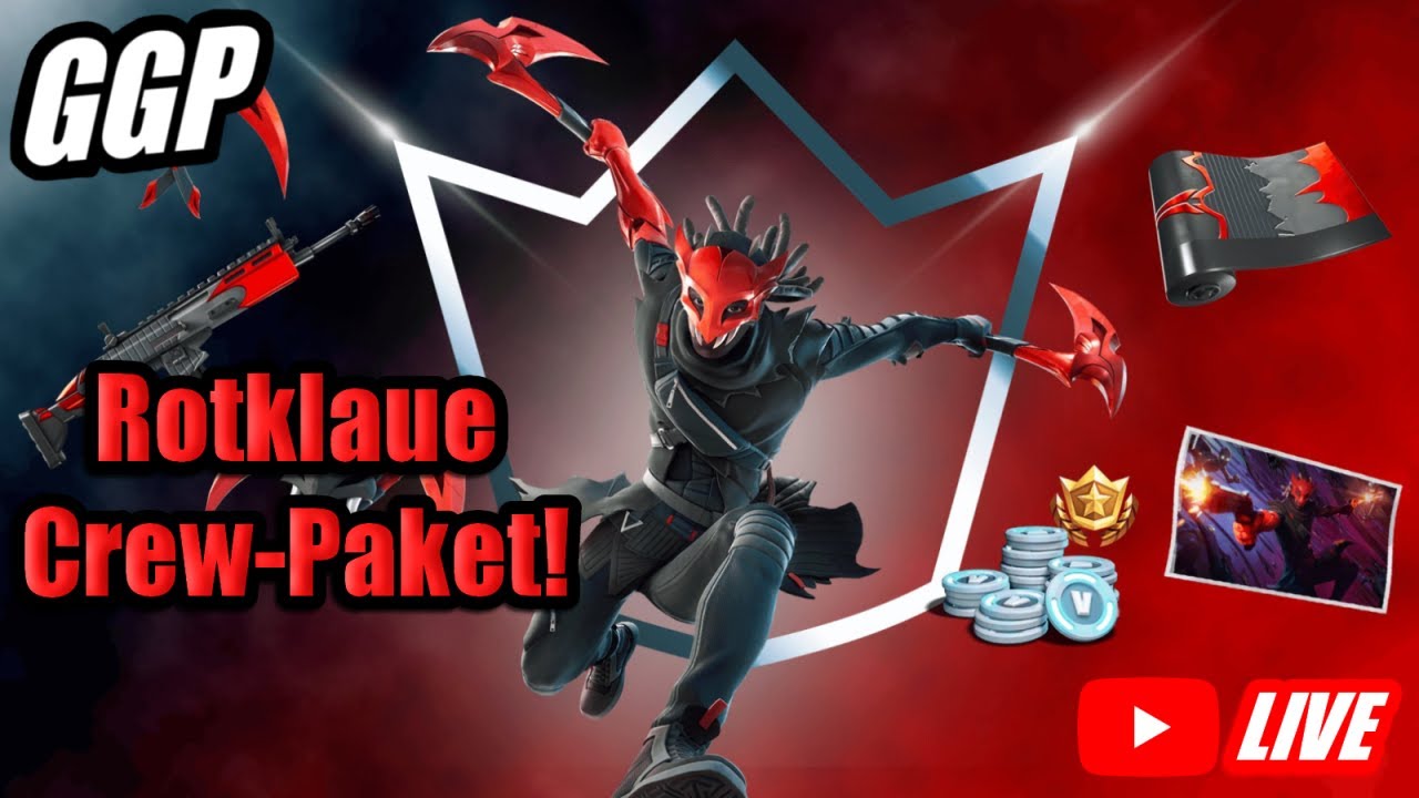 Rotklaue Crew-Paket! | Crew-Paket Oktober 2022! | 🎃 Fortnitemares 2022