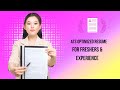 ATS Optimized Resume for Freshers & Experienced
