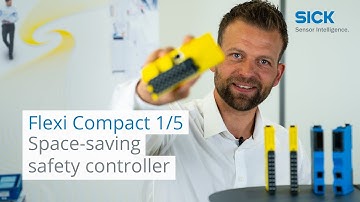 Introducing Flexi Compact (1/5): Space-saving safety controller | SICK AG
