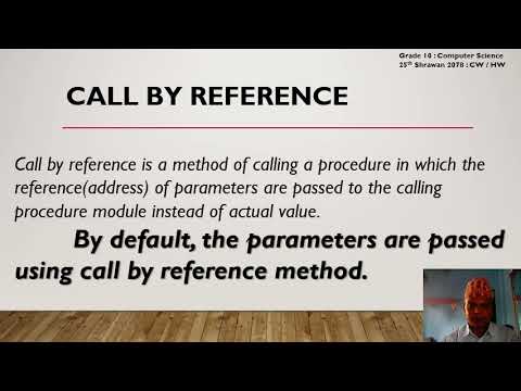 #SAMSIRCOMPUTER #QBASIC ,#ModularProgramming, Call By Reference and Call By Value methods,