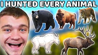 I Hunted EVERY ANIMAL on Silver Ridge Peaks!